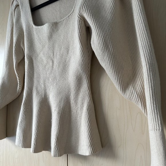 Zara Square Neck Sweater Top - Picture 3 of 3